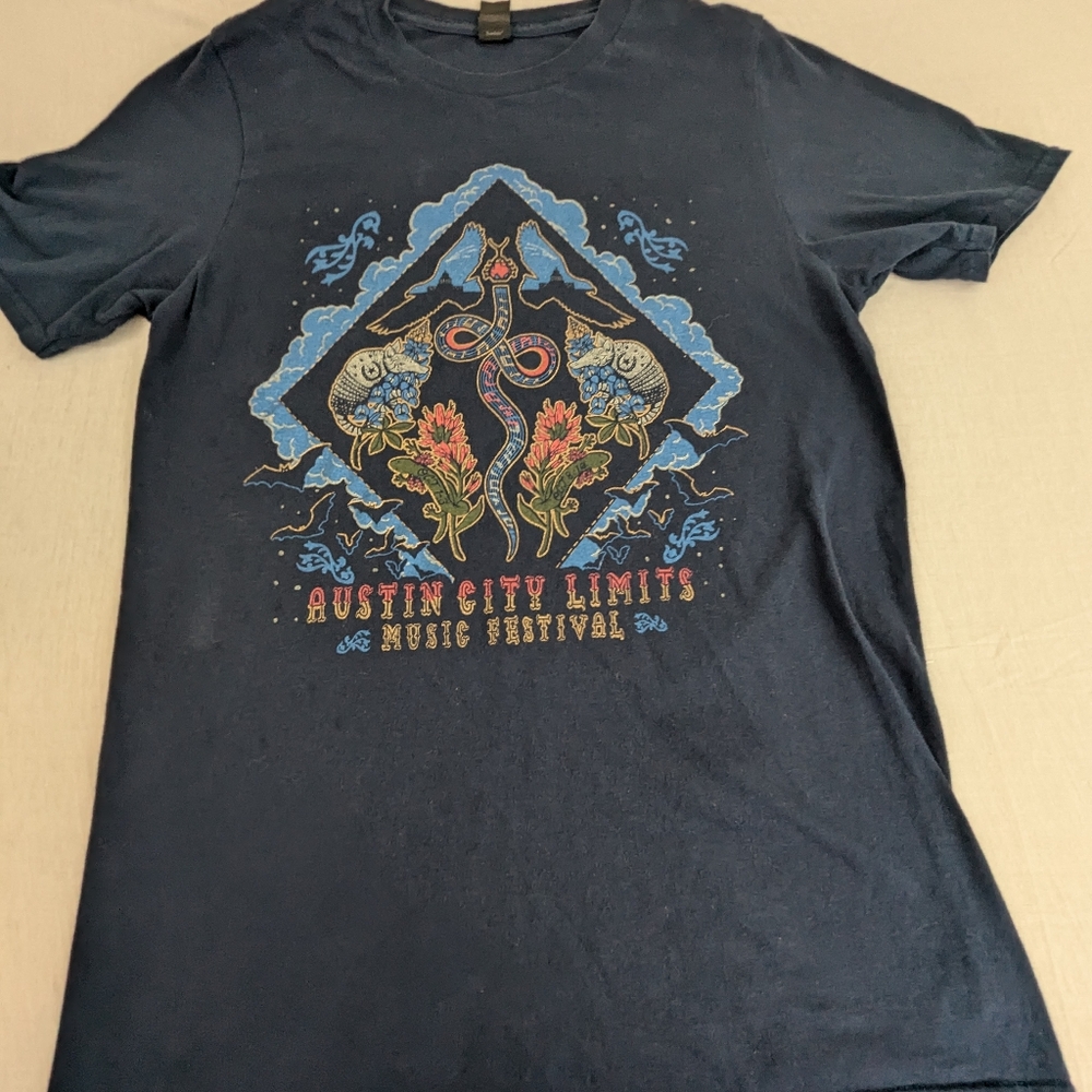 Austin City Limits Oct 2021 Zilker Park, Concert Tee Line Up on Back